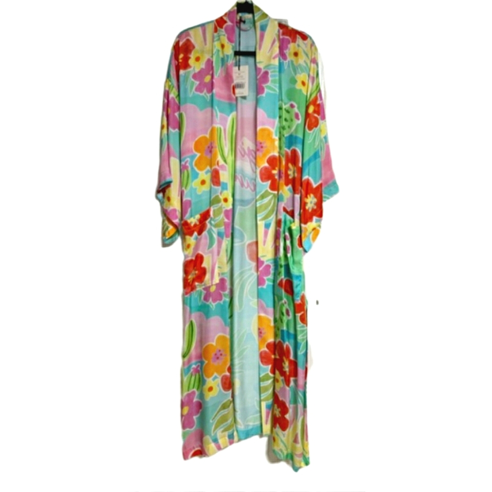 New SPELL by GYPSY Margi Hour Maxi Robe in Tutti Fruiti size M/L